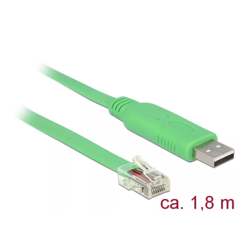 USB-kaabel DeLOCK 62960 USB A roheline