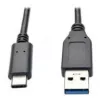 Tripp U428-003-G2 USB-C–USB-A kaabel (pistik/pistik) – USB 3.2 Gen 2 (10 Gbit/s) – Thunderbolt 3 ühilduv – 0,91 m – 1,83 m – USB C – USB A – USB 3.2 Gen 2 – isane/isane