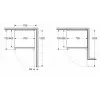 Bosch Series 4 KGN497ICT külmik-sügavkülmik 440 l C roostevaba teras
