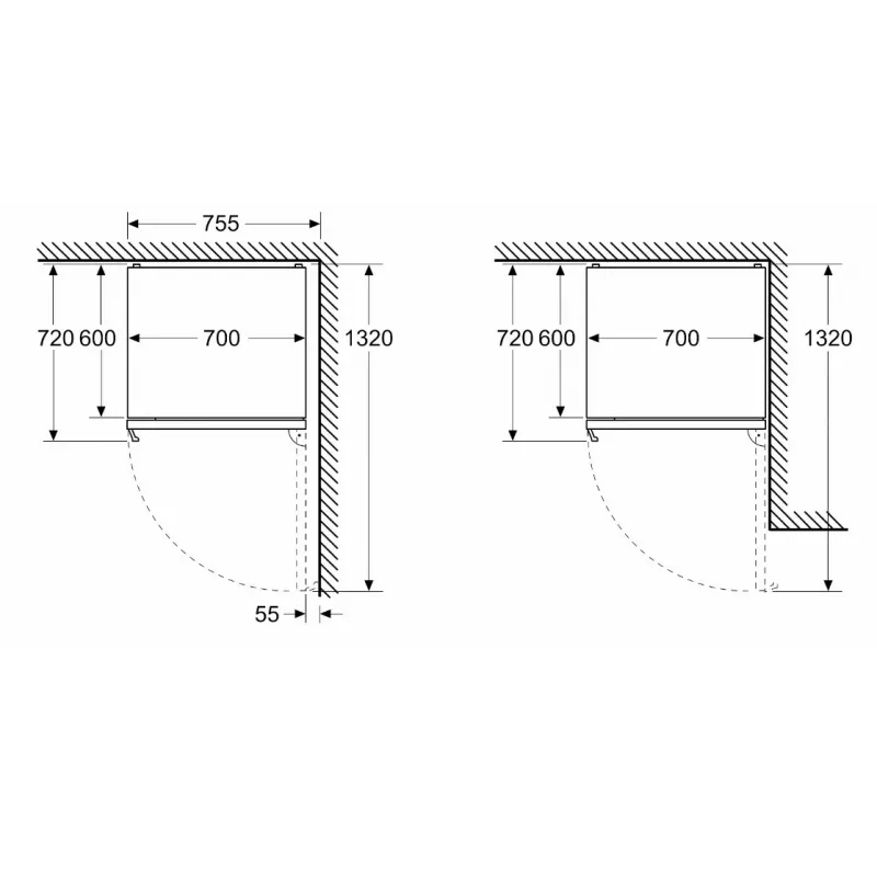 Bosch Series 4 KGN497ICT külmik-sügavkülmik 440 l C roostevaba teras
