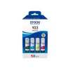 Tindikassettide komplekt Epson EcoTank 103 — Originaalne 4-värviline komplekt (must, tsüaan, magenta, kollane), Must 4500 lk, Värviline 7500 lk.
