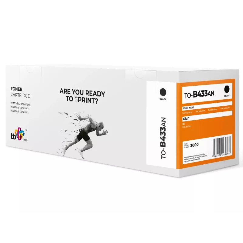 Toner OKI B433/513 TO-B433AN BK 100% uus