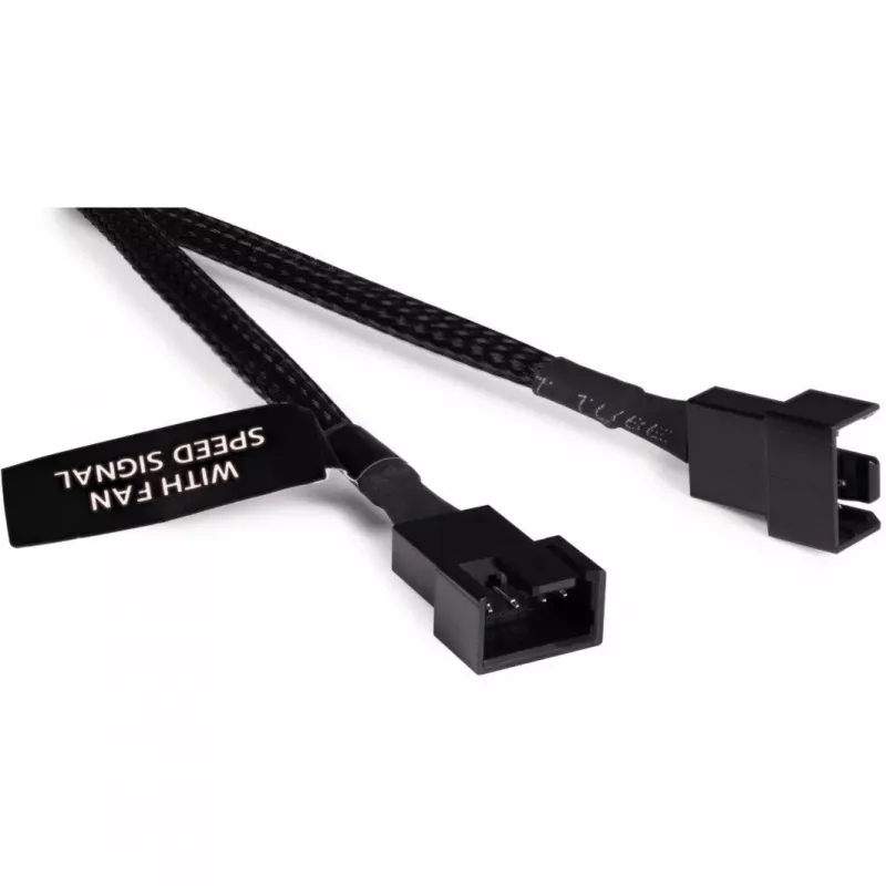 Kaablipikendus Alphacool 18673 Plast Must 150mm
