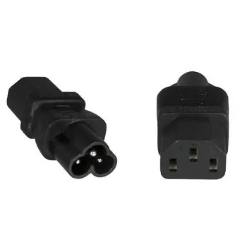 Microconnect PE613AD toitepistiku adapter C6 C13 Must