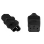 Microconnect PE613AD toitepistiku adapter C6 C13 Must