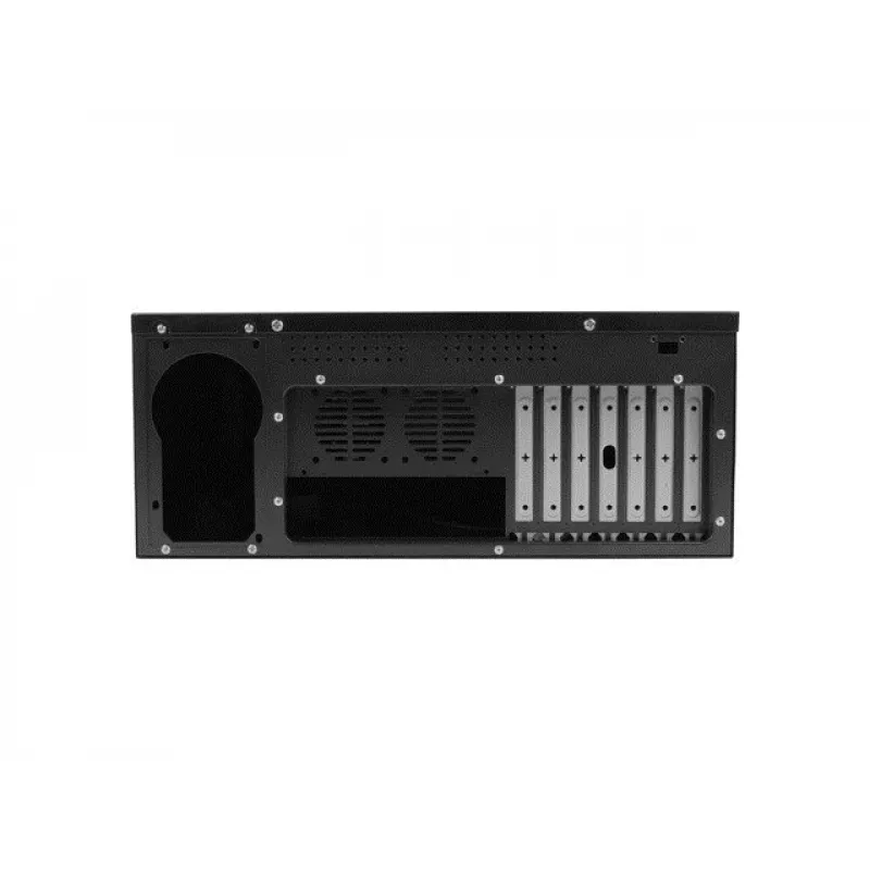 Rack-korpus LANBERG SC01-3504-10B, 1x 3,5-tolline + 1x 2,5-tolline sahtel, 7 laienduspesa, 2x 120 mm esiventilaatorit, USB2.0