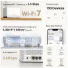 Võrgusüsteem MERCUSYS Halo H27BE kaheribaline Wi‑Fi 7, 2‑pakend, 3x LAN, 3568 Mbit/s, sisseehitatud antennid, valge