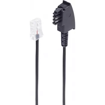 shiverpeaks BS70002-3 telefonikaabel 3 m must (BS70002-3)