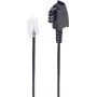 shiverpeaks BS70002-3 telefonikaabel 3 m must (BS70002-3)