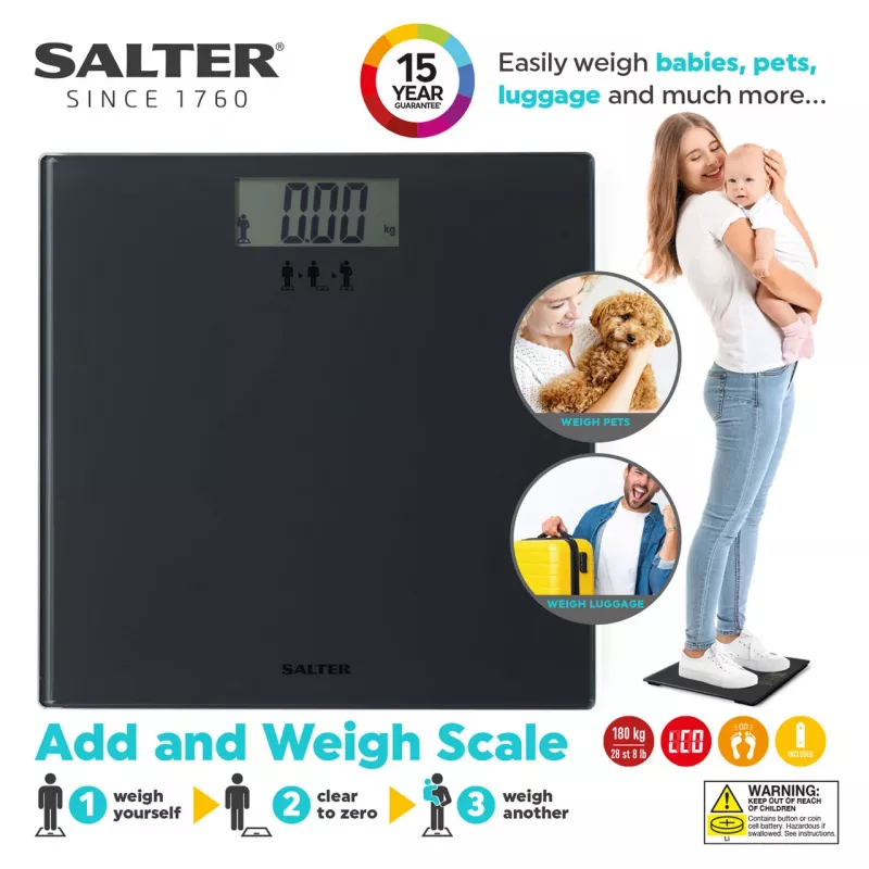 Kaal Salter SA00300 GGFEU16 Lisa ja Kaalu Must