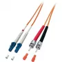Equip LC/ST 50/125μm 10m InfiniBand/fibre optic kaabel Orange