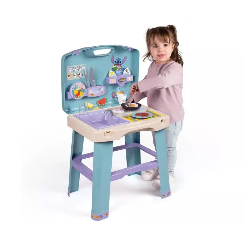 Mänguköök SMOBY Stitch Kitchen 7600311909 koos tarvikutega – laste rollimänguköögi komplekt