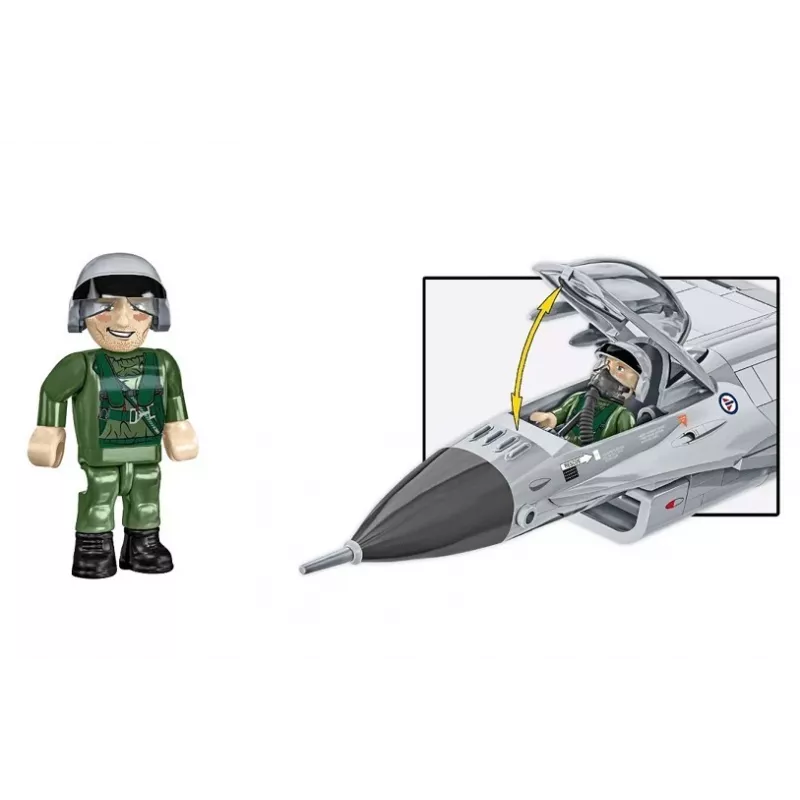 Cobi Building Set F-16AM Fighting Falcon, 495 tükki, mudel