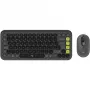 Logitech POP ICON COMBO Swiss, Grafit/Roheline, Bluetooth, Šveits, 920-013275