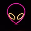 Lauavalgusti MANTA SNL86PK Style Neon Lights UFO Pink – dekoratiivne neoonstiilis roosa valgusti