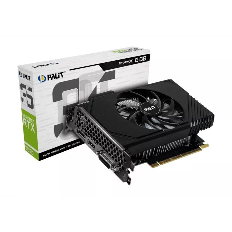 Palit GeForce RTX 3050 StormX 6GB GDDR6 graafikakaart