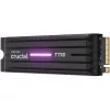 SSD CRUCIAL T710 4 TB M.2 PCIe 5.0 NVMe — 4000 GB, lugemine 14500 MB/s, kirjutamine 13800 MB/s