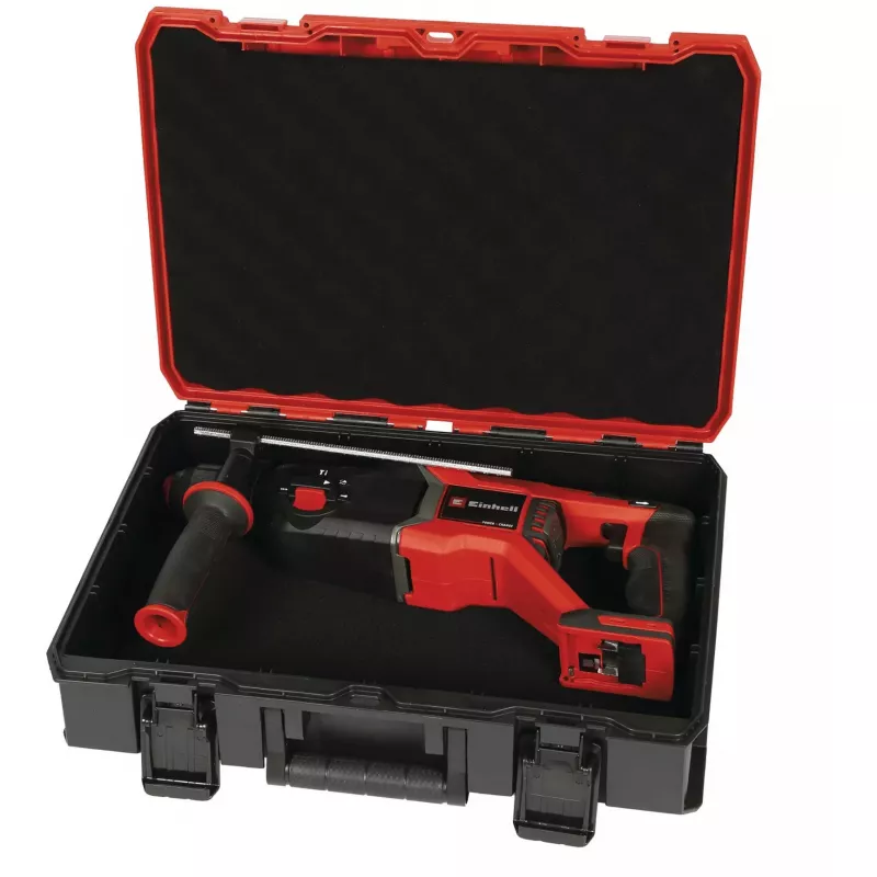 Professional Battery-Rotary Hammer TP-HD 18/26 D Li BL - Solo, 18V (must/punane, ilma aku ja laadijata, E-Case'is)