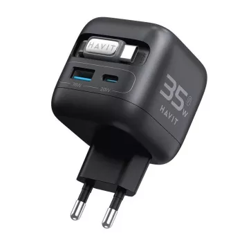 GaN reisilaadija Havit UC250 A-EU 20V 1xUSB-C 0,7 m must