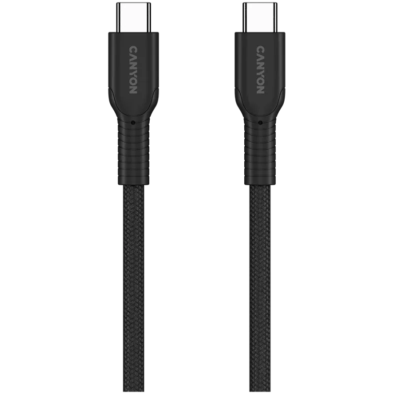 CANYON kaabel OnWire 60CL C-C 60W COLOR Punutud 1m Must