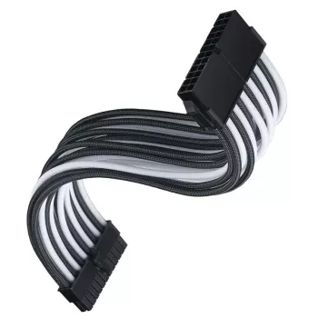 ATX-pikenduskaabel SILVERSTONE SST-PP07E-MBBW 30 cm must/valge