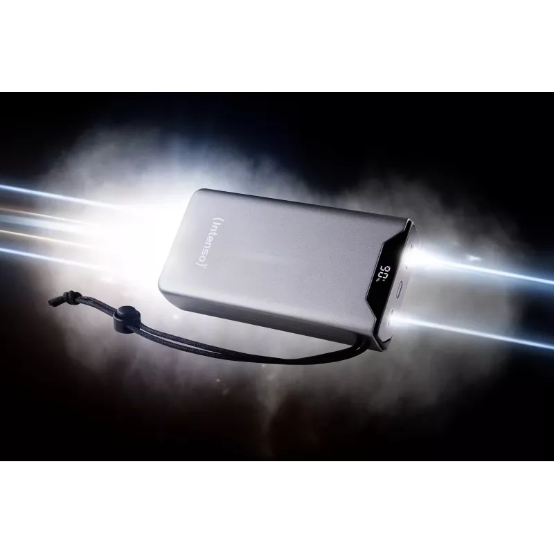 Akupank INTENSO 7332054 — 20000 mAh, PD 3.0 ja QC 3.0, 20 W, USB-A + USB-C, hall