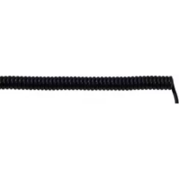 LAPP 73220243 Spiraalkaabel UNITRONIC® SPIRAL 1200 mm / 1600 mm 2 x 0,25 mm² Must 5 tk (73220243)