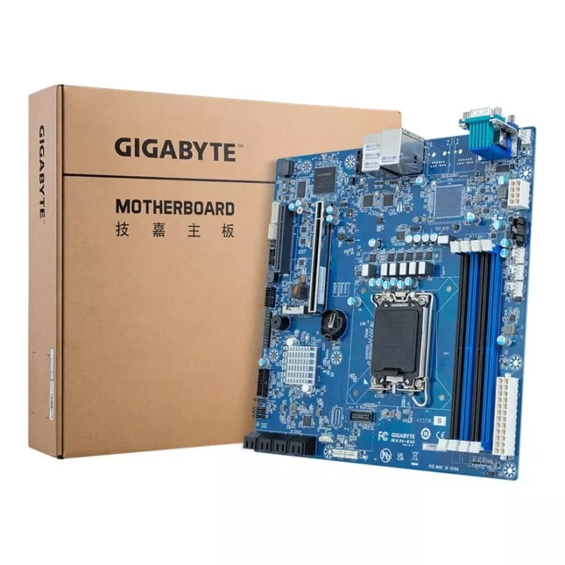 Emaplaat - Gigabyte MX34-BS0 1x LGA 1700 Intel® Xeon® E-2400 / 6300 Intel® Pentium® Gold G7400 / G7400T Intel® C262