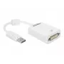Videokaabli adapter DeLOCK 61765 DisplayPort DVI-I-le 0,125 m