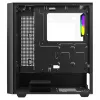 Arvutikorpus SAVIO Noctis Flow RGB — Kuubik, ATX/Mini-ITX, 3x 120 mm esiventilaatorit, karastatud klaasist külg, max GPU 35 cm