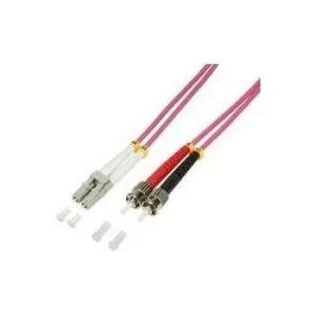 LogiLink - Paranduskaabel - LC multi-režiim (M) ST multi-režiimile (M) - 1 m - Kiudoptiline - Dupleks - 50/125 mikromeetrit - OM4 - Halogeenivaba - Kanarbikulilla