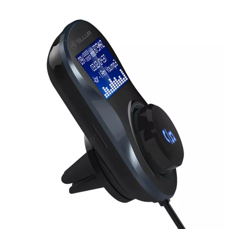 Tellur FMT-B4 Bluetooth FM-saatja, microSD, must