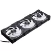 Phanteks D30 120 mm ARGB PWM korpuse ventilaatorid - must, 3-pakk