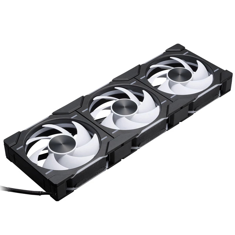 Phanteks D30 120 mm ARGB PWM korpuse ventilaatorid - must, 3-pakk