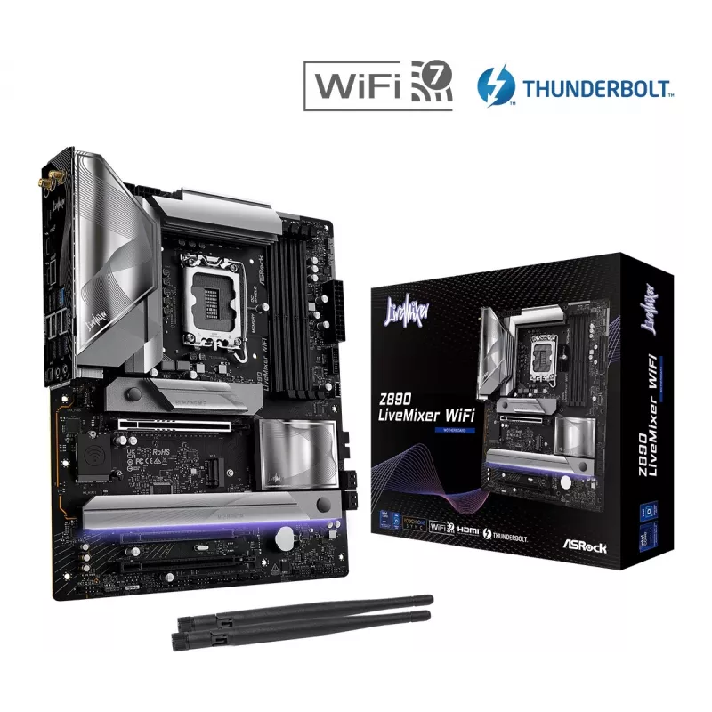 ASRock Z890 LiveMixer WiFi ATX emaplaat