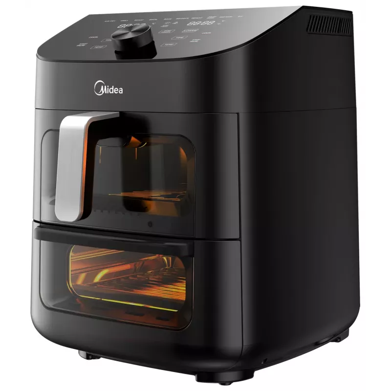 Airfryer Midea MAD1100DADK, 1850 W, topeltmaht 4.4/6.4 L