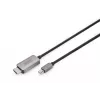 DIGITUS - adapterkaabel - Mini DisplayPort (M) HDMI-le (M) - 1,0 m - toetab 8K 60 Hz - must (DB-340109-010-S)