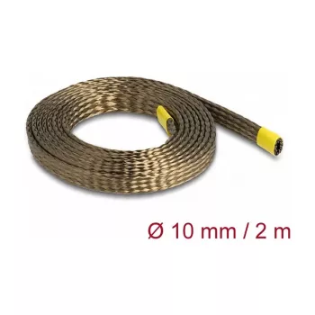 DeLOCK Põimitud varrukas basaltkiust 2m x 10mm Pruun