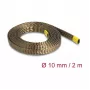 DeLOCK Põimitud varrukas basaltkiust 2m x 10mm Pruun