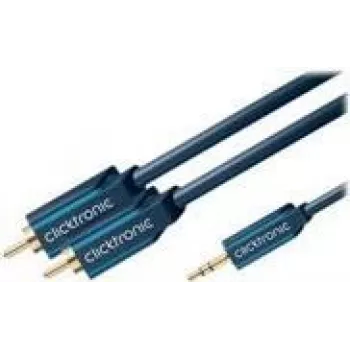 MP3 adapterikaabel (3,5 mm helipistik / 2 RCA-pistikut) - 3,0 m lisakaabel MP3-mängijatele, iPodidele ja nutitelefonidele