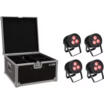 LED PAR valguskomplekt EUROLITE 20000845 — 4×9W, IP-reitinguga