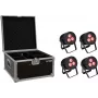 LED PAR valguskomplekt EUROLITE 20000845 — 4×9W, IP-reitinguga