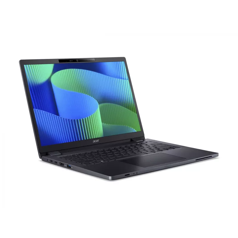 Acer TravelMate TMP414-53-G2-TCO-585Q | Sinakashall | 14 tolli | WUXGA | 1920 x 1200 pikslit | Intel Core 5 | 120U | 16 GB | DDR5 | SSD 256 GB | Intel Iris Xe