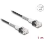 Võrgukaabel DeLOCK RJ45 Cat.6A UTP õhuke 1m Must