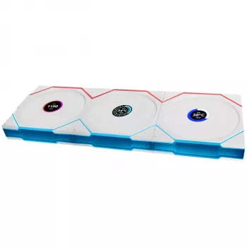 Jahutusventilaator Lian Li UNI FAN TL Wireless LCD ARGB PWM 120mm — juhtmevaba kontroller, LCD-ekraan
