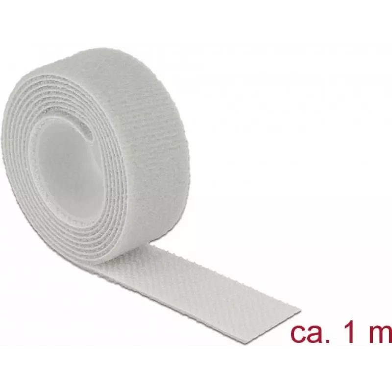 Takjakinnituslint DELOCK 18278 — hall, 20 mm × 1 m, 1 tk