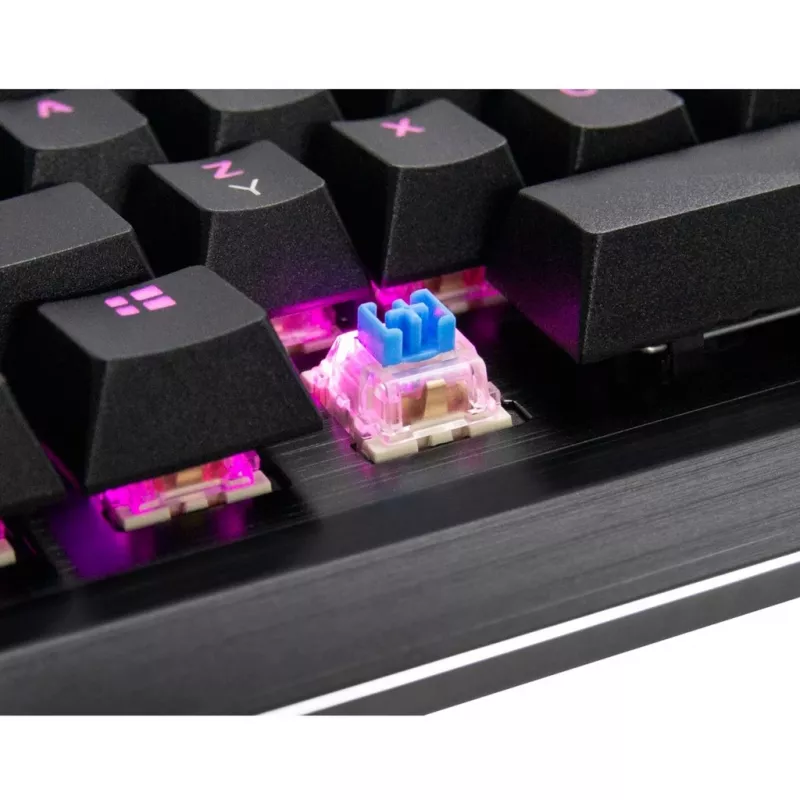 Inter-Tech NK-2000ME klaviatuur USB QWERTZ must (88884100)