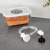 Rommelsbacher vaakumpakendaja klaasnõude komplekt VCG 1, 3-osaline (350 ml, 670 ml, 1100 ml), läbipaistev