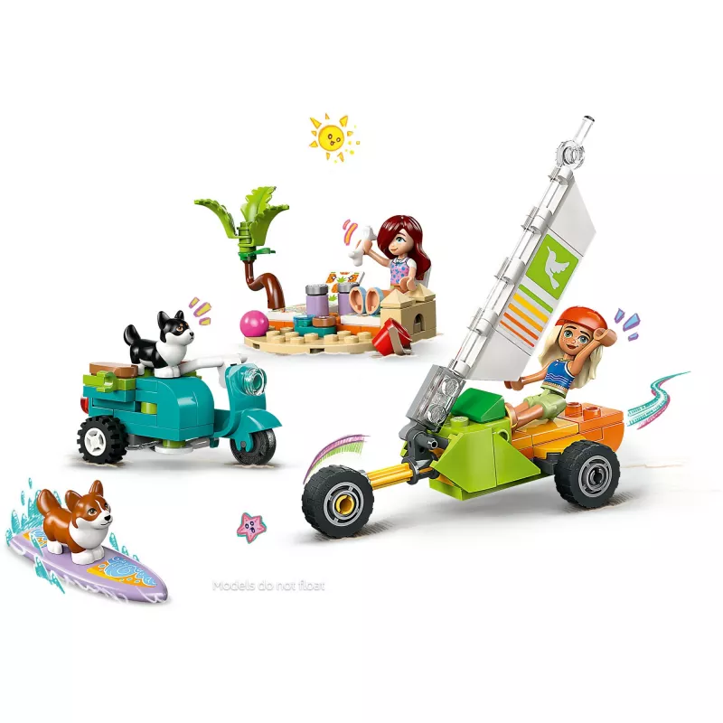 LEGO FRIENDS 42641 Surfikoerad ja tõukeratta seiklus