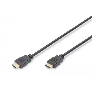 Assmann HDMI kiire ühenduskaabel. tüüp A M/M. 5,0 m. Ethernetiga. endine HDMI 1.4. UL. must kuldne (AK-330114-050-S)